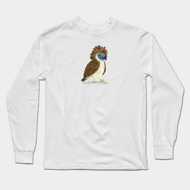 Philippine Eagle Long Sleeve T-Shirt by julianamotzko